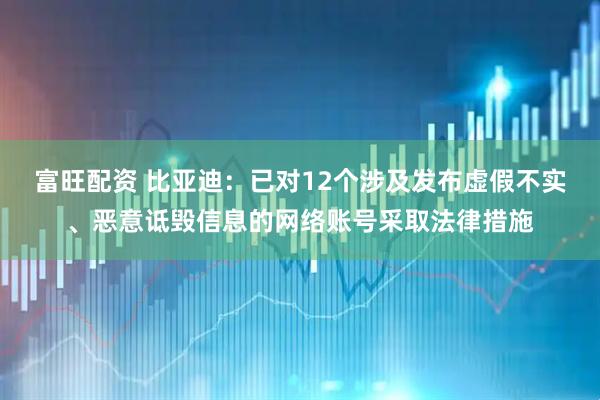 富旺配资 比亚迪：已对12个涉及发布虚假不实、恶意诋毁信息的网络账号采取法律措施